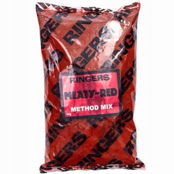 ZANĘTA MIESZANKA KARPIOWA RINGERS METHOD MIX MEATY RED 1 KG - Ringers