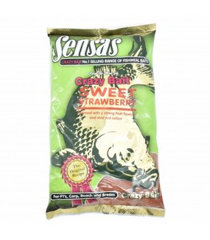 Zanęta Sensas Crazy Bait Sweet Strawberry 1 Kg - Sensas