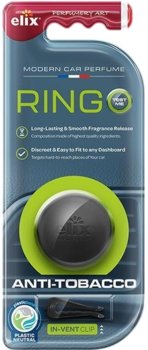 Zapach do Samochodu Auta Odświeżacz Samochodowy Nawiew - RINGO Anti-Tobacco - ELIX