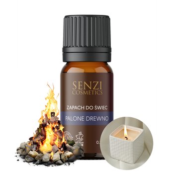 Zapach Do Świec Aromat do Świeczek Wosku 10ml PALONE DREWNO Smoked Birch - Senzi Cosmetics
