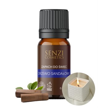 Zapach Do Świec Olejek Zapachowy do Świec Wosku 10ml DRZEWO SANDAŁOWE - Senzi Cosmetics