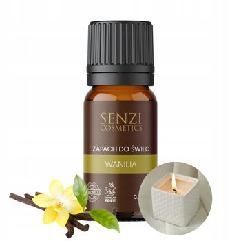 Zapach Do Świec Olejek Zapachowy do Świec Wosku 10ml WANILIA WANILIOWY - Senzi Cosmetics