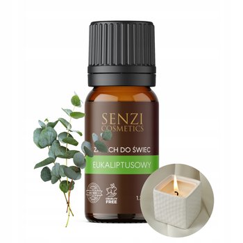 Zapach Do Świec Olejek Zapachowy Świece Wosk 10ml EUKALIPTUSOWY Świeży - Senzi Cosmetics