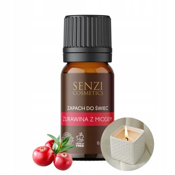 Zapach Do Świec Sojowych Olejek Zapachowy Do Świec 10ml ŻURAWINA Z MIODEM - Senzi Cosmetics