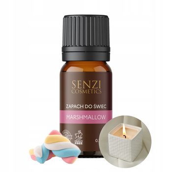 Zapach Do Świec Sojowych Wosku Parafin Olejek Zapachowy 10ml MARSHMALLOW - Senzi Cosmetics