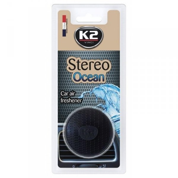 Фото - Автомобільний ароматизатор K2 Zapach samochodowy w formie głośniczka  Stereo Ocean 