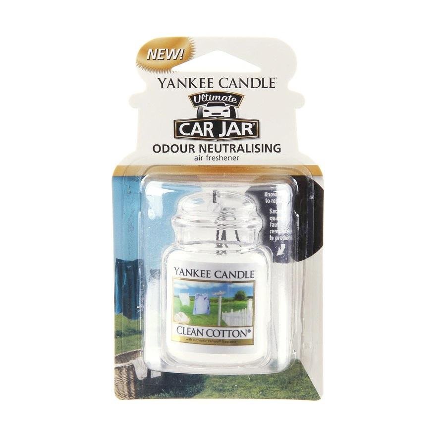 Zapach samochodowy YANKEE CANDLE Car Jar Clean Cotton - Yankee Candle