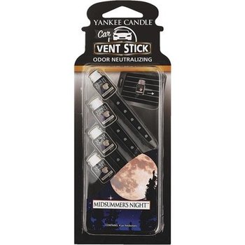 Zapach samochodowy YANKEE CANDLE Vent Stick, Midsummer's Night, 4 szt. - Yankee Candle