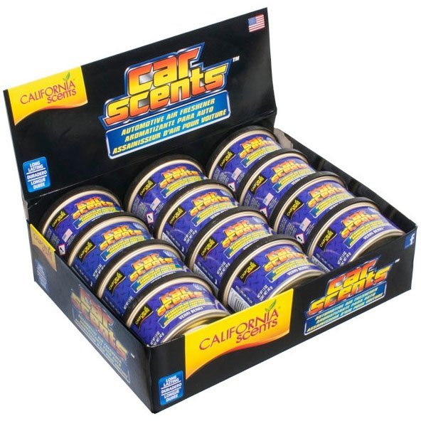 Zapachy samochodowe CALIFORNIA SCENTS CAR Verri Berry, 12 szt
