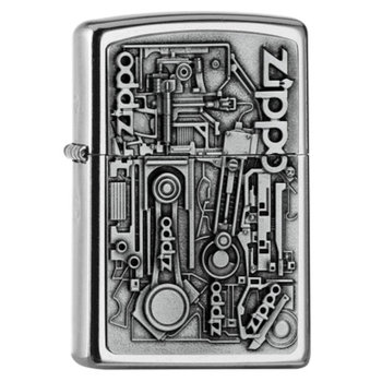 Zapalniczka Zippo Motor Parts Emblem 3D Benzynowa - Zippo