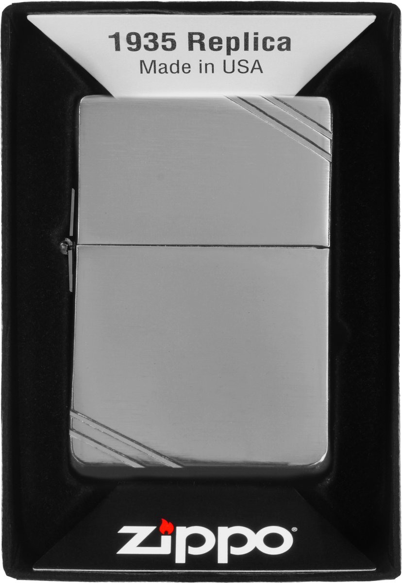 Zapalniczka ZIPPO REPLICA 1935 WITH SLASHES 60001577 - Inna marka ...