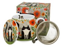 Zaparzacz baryłka Koci Świat - ŁĄKA (widow box) Duo