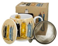 Zaparzacz baryłka Koci Świat - PARTY (window box) DUO Gift