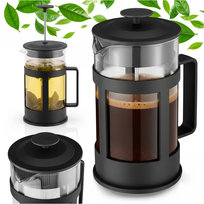 ZAPARZACZ DO KAWY HERBATY ZIÓŁ DZBANEK 1L 1000 ML SZKLANY DUŻY ŻAROODPORNY