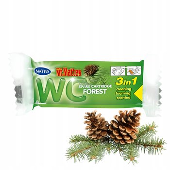 Zapas Koszyk do WC toalety Mattes 40g zapach Leśny Las - Mattes