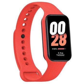 Zapasowa bransoletka OCIODUAL kompatybilna z opaską Xiaomi Smart Band 8 Active/Redmi Smart Band 2, kolor czerwony - OCIODUAL