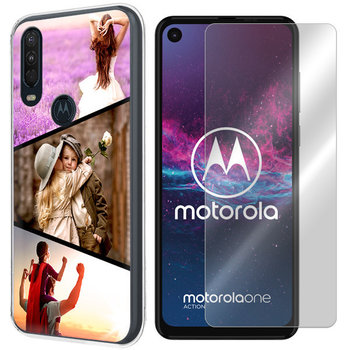 Zaprojektuj Etui Motorola One Action Unique +Szkło - Unique