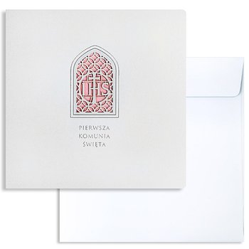Zaproszenia na komunię, białe, 10 sztuk - Forum Design Cards