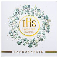 Zaproszenia Na Komunię Komplet 5 Szt Pczp29