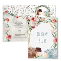 ZAPROSZENIA ŚLUBNE GOTOWE z kopertą ZSA26