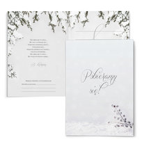 ZAPROSZENIA ŚLUBNE GOTOWE z kopertą ZSF27