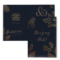 ZAPROSZENIA ŚLUBNE GOTOWE z kopertą ZSG31