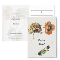 ZAPROSZENIA ŚLUBNE GOTOWE z kopertą ZSW05