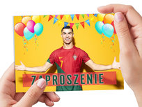 ZAPROSZENIE CRISTIANO RONALDO NA URODZINY DZIECKA + KOPERTA