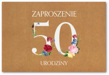 Zaproszenie Na 50-Te Urodziny 10 Szt Zt39 - TREND