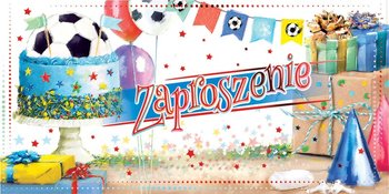 Zaproszenie na imprezę Piłkarza zestaw 10 szt ZAB161 - AB Card