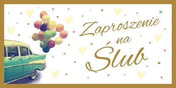 Zaproszenie na ślub komplet 10 szt ZAB179 - AB Card
