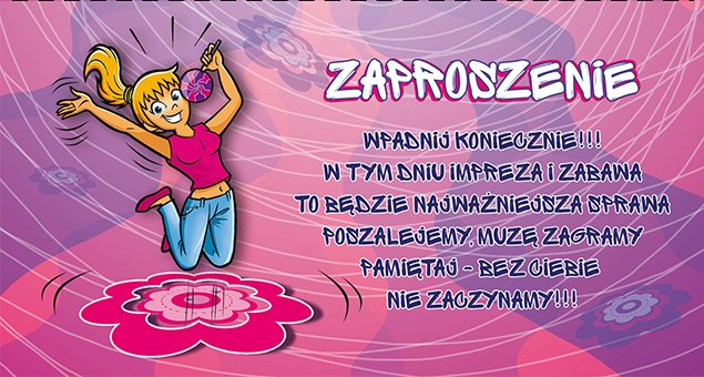 Фото - Конверти й листівки Stamp Zaproszenie na super imprezę ZSY10 