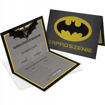Zaproszenie Na Urodziny Batman Dc Z2 - Inna marka
