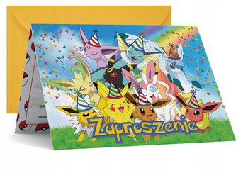 ZAPROSZENIE URODZINOWE POKEMON ZAPROSZENIA KOPERTA - Dodo