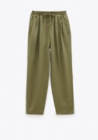 ZARA SPODNIE DAMSKIE KHAKI Z LAMPASMI M 2HBK Zara