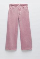 ZARA SPODNIE JEANSOWE DAMSKIE RÓŻOWE 32 1HEA Zara