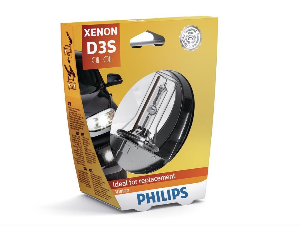 Zdjęcia - Żarówka samochodowa Philips Żarnik ksenonowy  D3S Vision  (1 sztuka)