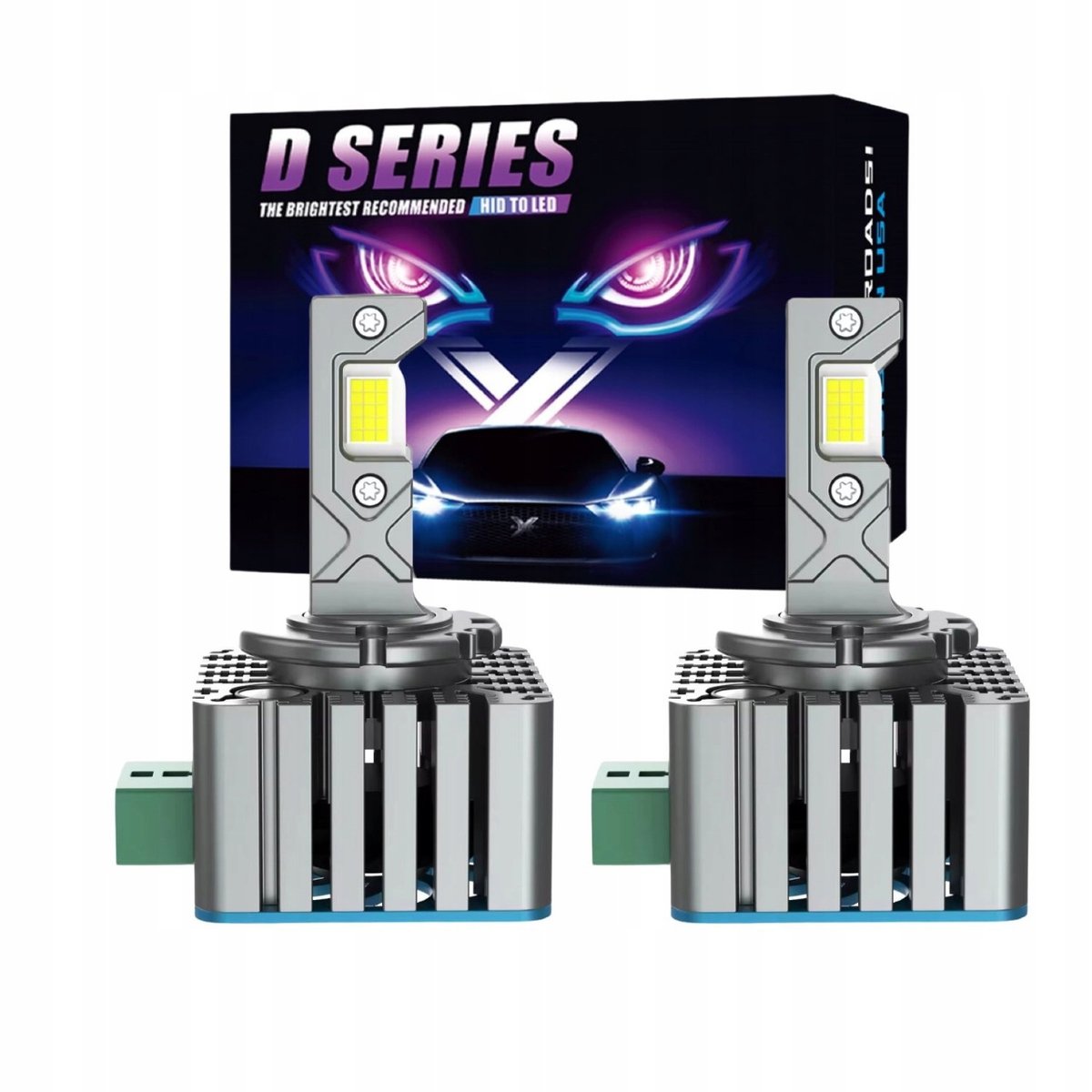 ŻARNIKI LED D3S D8S Apollo D Pro 6500K 28000LM 140W ZAMIENNIKI KSENONÓW ...