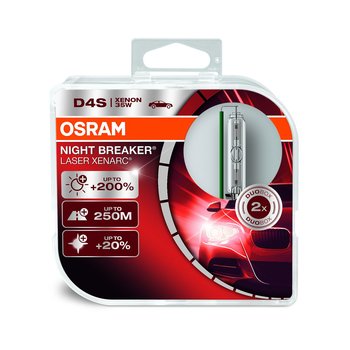 Żarniki OSRAM D4S Xenarc Night Breaker Laser +200% (2 sztuki) - Osram