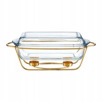 Żaroodporne Naczynie Ze Złotym Podgrzewaczem 3,9 L Saule Ambition