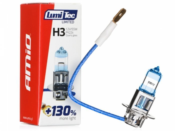 Halogen bulbs H3 12V 55W LumiTec LIMITED +130% DUO - Halogen bulbs