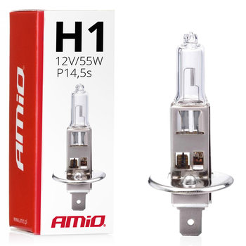 Żarówka Halogenowa H1 12V 55W Filtr Uv (E4) Amio - Amio