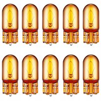 Żarówka Kierunkowskazu Wy5W 12V Pomarańczowa Migacz Homologacja 10 Sztuk