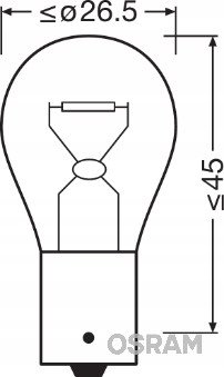 Żarówka lampy kierunkowskazu OSRAM 7506ULT - Osram