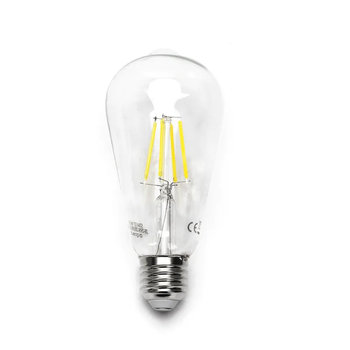 Żarówka LED 18W/230V Filament ST64 retro E27 biała zimna 1980lm - Aigostar