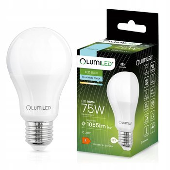 Żarówka LED E27 10W = 75W 1055lm 6500K ZIMNA BIAŁA PREMIUM EMC2 LUMILED - LUMILED
