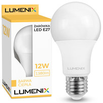 Żarówka LED E27 1380lm 12W kula CCD NIEMRUGAJĄCA