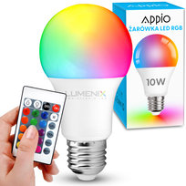 Żarówka Led E27 980Lm 10W Ccd Smart Wifi Ściemnialna Dim Rgb