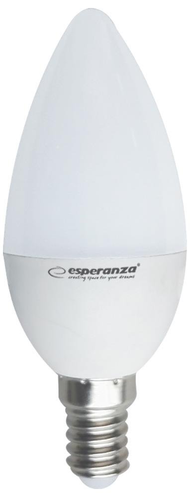 Zdjęcia - Żarówka Esperanza  LED  ELL146, E14, 580 ANSI lm, barwa biała ciepła, 6 W 