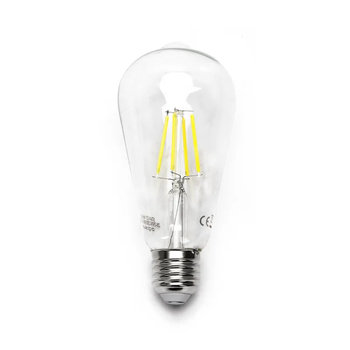 Żarówka LED Filament ST64 retro E27 6W/230V przezroczysta zimna 780lm - Aigostar